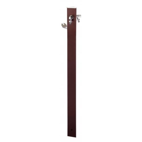 Colortap kerti kút bronz színű 2 db csappal flexibilis bekötőcsővel tömlőtartóval