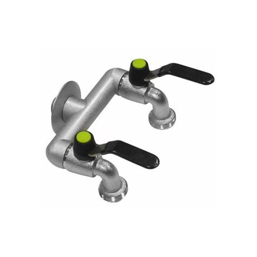 Colortap Aquajet dupla kerti csap 1/2"- 3/4" x 3/4"