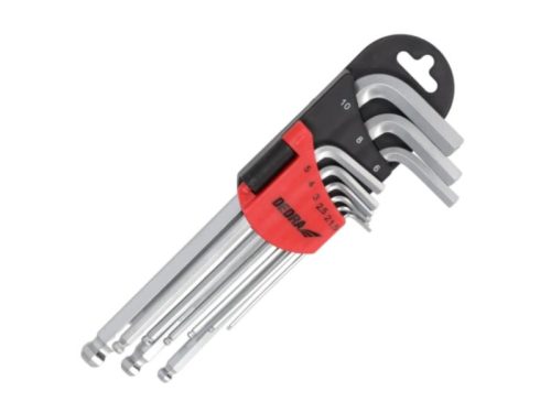 Hosszú imbuszkulcsok golyó 1.5-10mm készlet 9db