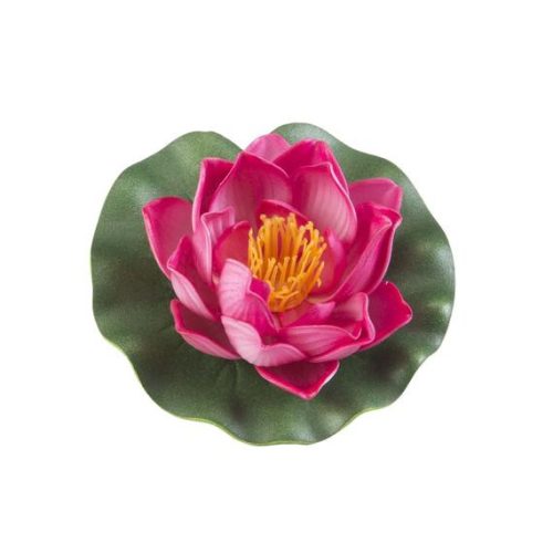 Velda dekor Lótusz virág 10cm fuchsia