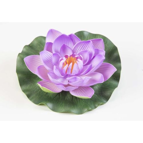 Velda dekor Lótusz virág 17cm pink