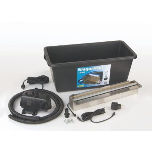 Vízeséselem Niagara LED 60cm szett Xtra 3900l/h szivattyú + Quadro I + kiegészítők