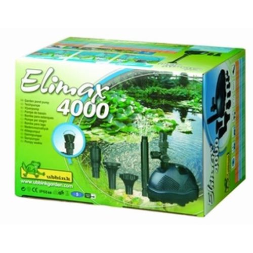 Ubbink szivattyú Elimax 4000 Qmax 4100l/h + 3 db szórófej