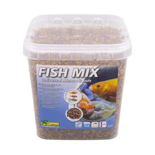 Fish Mix Haltáp Universal 3mm pellet 5,4L, minden fajta halnak 8 25 cm-ig
