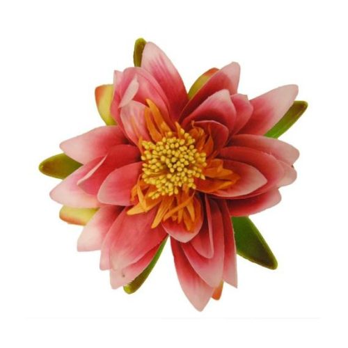 Ubbink selyemvirág pink tavirózsa 16cm