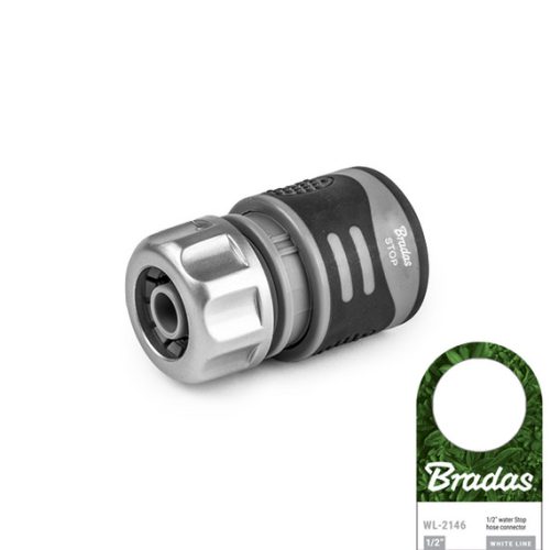 Bradas gyorscsatlakozó 1/2" - 5/8" stoppos