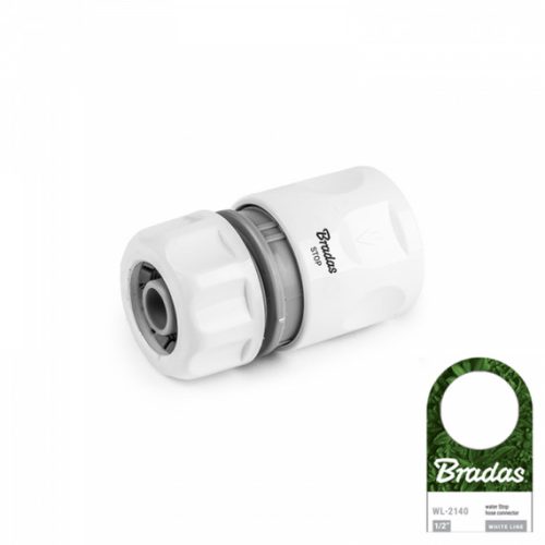 Bradas gyorscsatlakozó 1/2" stoppos