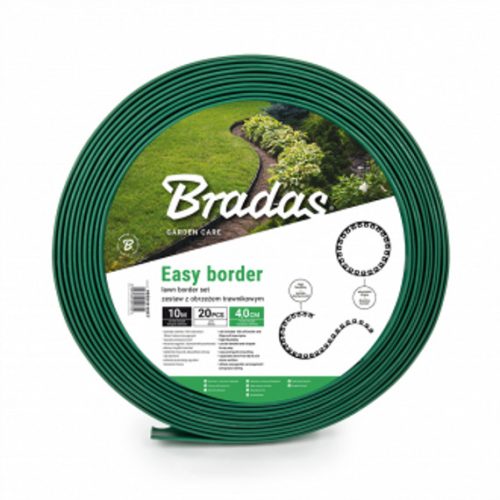 Easy Border gyepszegély 4cm x 10m zöld + leszúró tüske 20db