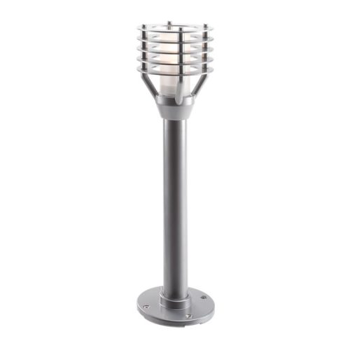 Garden Lights Helix álló kerti lámpa aluminium/üveg-ezüstszürke LED 15W melegfehér fény