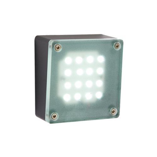 Garden Lights Halo fali lámpa aluminium/üveg/antracit LED 2W fehér