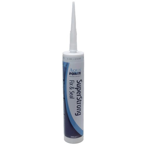 AquaForte Super Strong Fix&Seal ragasztó és tömítő átlátszó 290ml