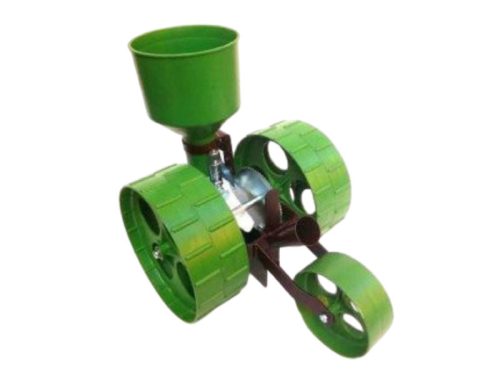 R2 mini farmer rezgőnyelves vetőgép dupla kerekes, nyél nélkül