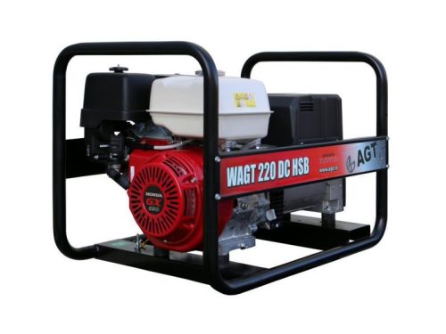 WAGT 220 DC HSB hegesztő áramfejlesztő 4 mm-es elektródáig (HONDA GX390)