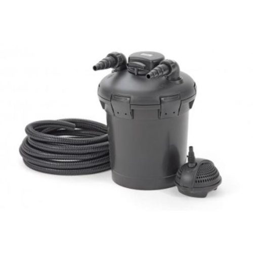 Pontec PondoPress 10.000 /2000l/h Qmax/UVC 9W nyomásszűrő szett UVC szivattyúval és tömlővel