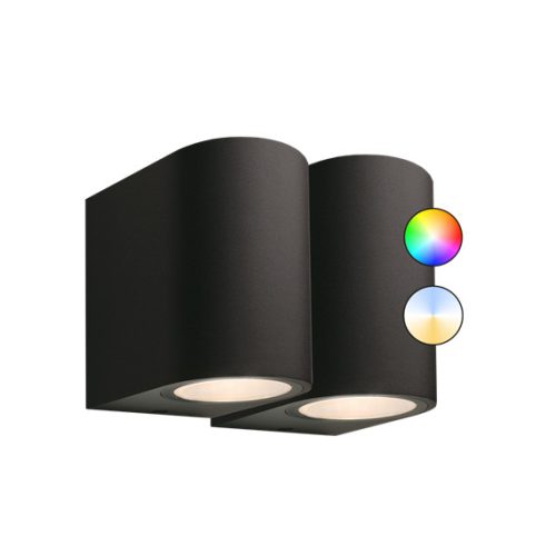 Garden Lights Gilvus fali lámpa fekete SMART bluetooth