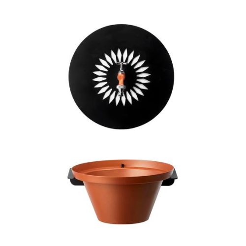Colortap kerti kút virág piros