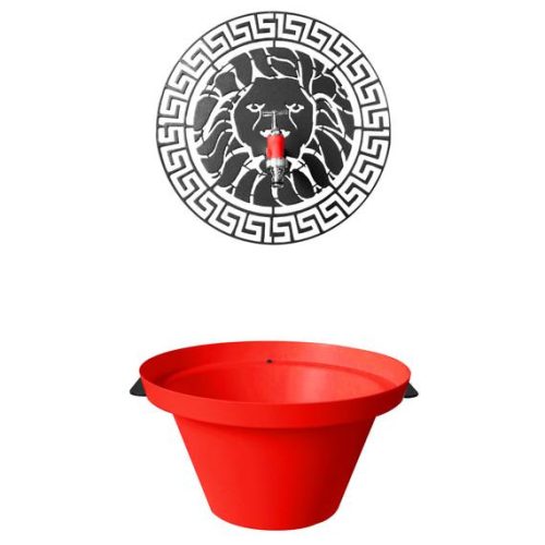 Colortap kerti kút róma piros színű