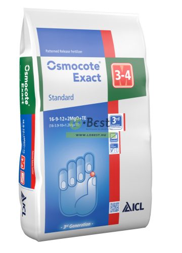 ICL Osmocote Exact Standard 3-4 hónap 25kg