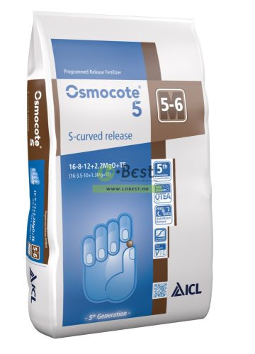 ICL Osmocote 5 S-curved 5-6 hónap 25kg