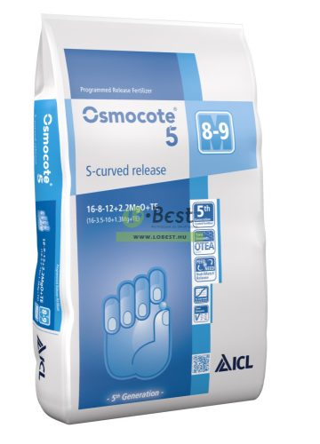 ICL Osmocote 5 S-curved 8-9 hónap 25kg