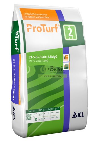 ICL ProTurf 21-5-6 + 2.5CaO + 2.5MgO műtrágya 25kg