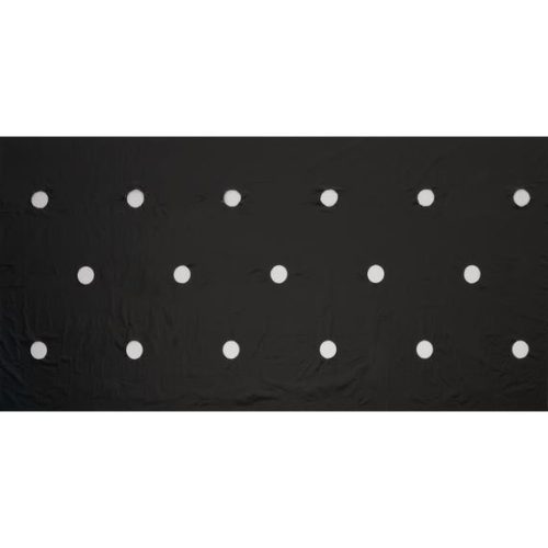 Takarófólia salátához fekete 45 x 60mm 0,95 x 5m 20 mikron ültetési lyukakkal