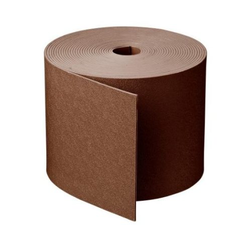 Ágyásszegély újrahasznosított polietilénből 15cm x 10m szürkésbarna