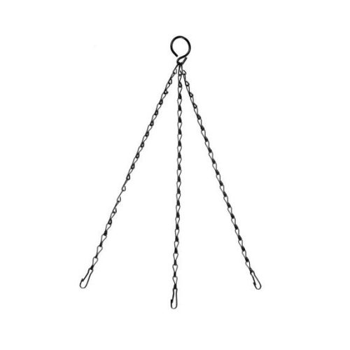 Galvanizált lánc fekete 45cm