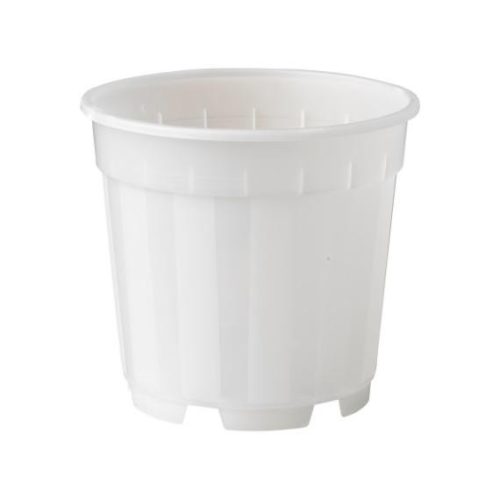 Fehér virágcserép 12cm