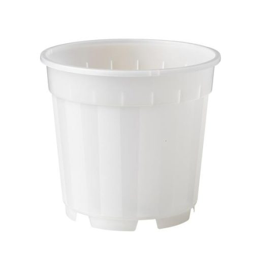 Fehér virágcserép 13cm