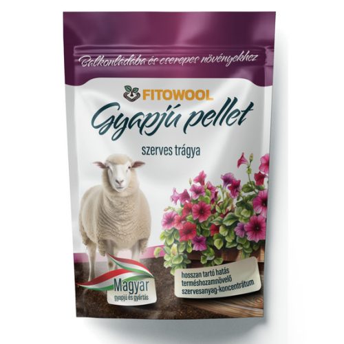 Fitowool gyapjú pellet balkonládába és cserepes növényekhez 250g