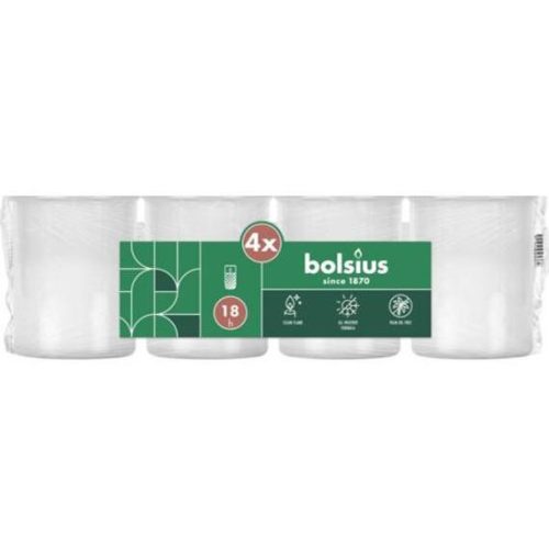 Bolsius mécses fehér pálmaolaj nélkül