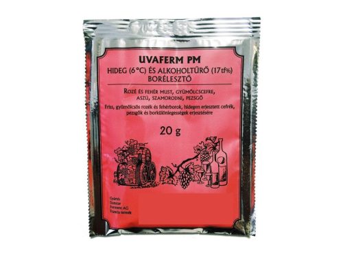 Uvaferm PM Hideg és AL-KOholtűrő borélesztő 20g