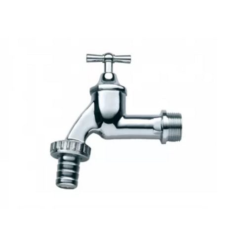 Kerti csap 3/4" króm tömítéssel