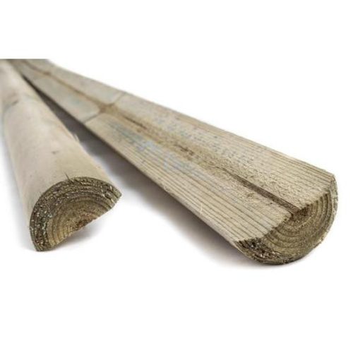 Támasztó félgömbölyű facölöp 250cm