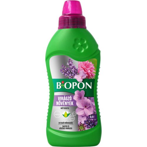 Biopon virágzó növények tápoldat 0,5L