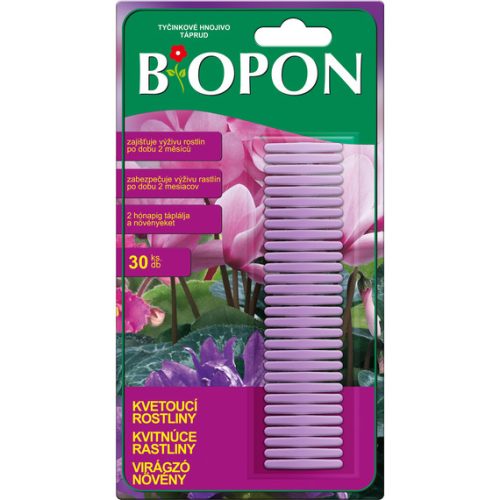 Biopon táprúd virágzó növények 30db