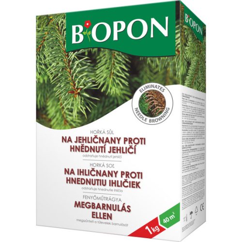Biopon tűlevelű fenyő barnulás elleni növénytáp 1kg