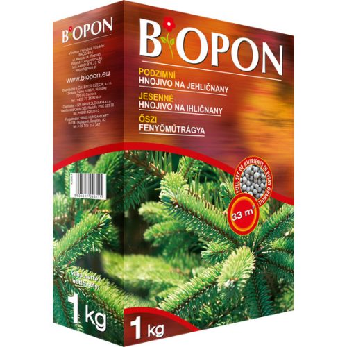 Biopon (őszi) tűlevelű fenyő növénytáp 1kg