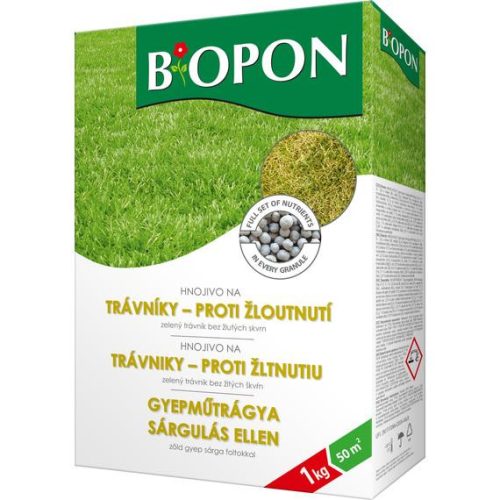 Biopon gyep sárgulás elleni növénytáp 1kg