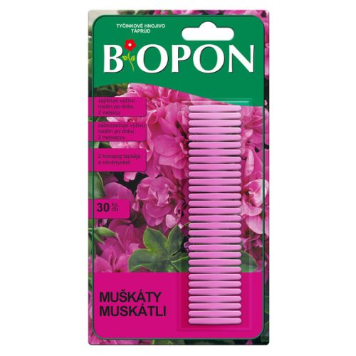 Biopon muskátli táprúd 30db