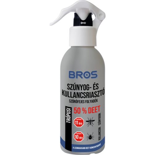 Bros Szúnyog és Kullancsriasztó trópusi szórófejes 130ml