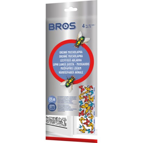 Bros Légyfogó pillangós 4db