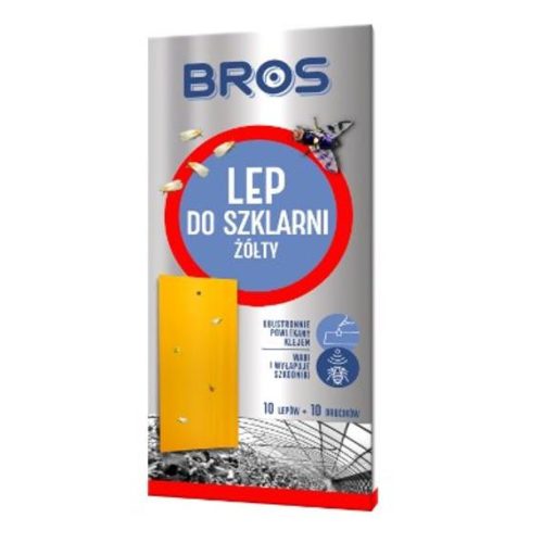 Bros Rovarfogó sárga lap kertbe-üvegházba