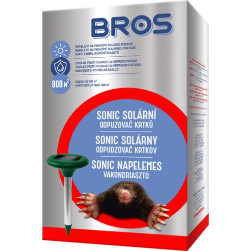 Bros Napelemes üregi rágcsáló riasztó