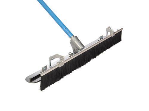 BETONTROWEL FRESNO kézi betonlehúzólap szett + kefe fejjel acél, 150x12cm
