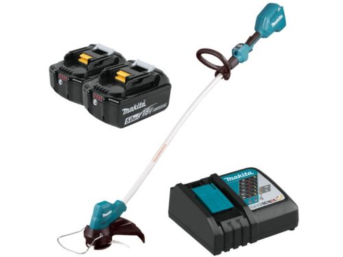 Makita akkus szegélynyíró 18V LXT Li-Ion BL ADT 240 W kihúzható szárú  2x5,0 Ah + RC