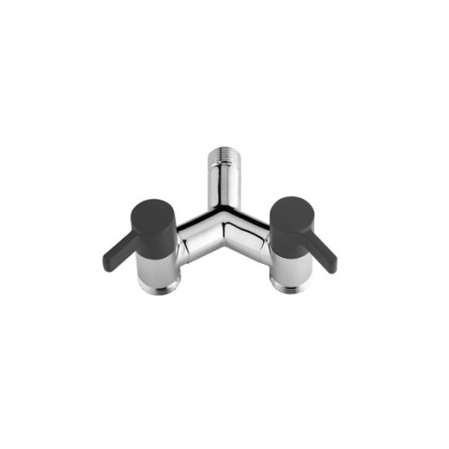 Colortap dupla kerti csap 1/2" - 3/4"x 3/4" fekete