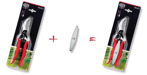 Felco 2 metszőolló + Felco 903 gyémánt fenőkő