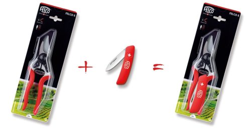 Felco 6 metszőolló + FELCO 500 Svájci bicska